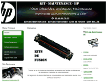 Tablet Screenshot of kit-maintenance-imprimante.com